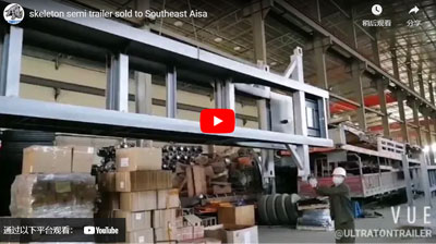 Ultraton Skeleton Semi Trailer Sold to Southeast Aisa